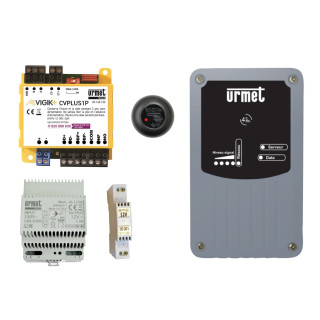Kit complet avec alim, centrale certifiée Vigik+, lecteur, modem DATA. Abo 10ans