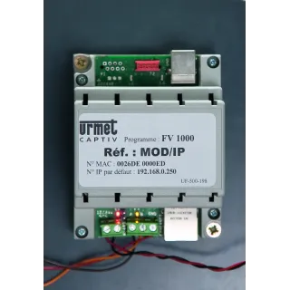 Interface Mod/Ip Alimentation 12/24V, Rj45, Rs485.
