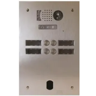 Kit Vidéo Préprogrammé, 2Voice, Platine Et Moniteurs, 2 Rangée, 4 Boutons
