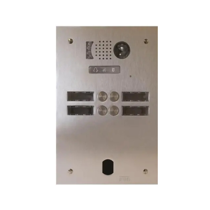 Kit Vidéo Préprogrammé, 2Voice, Platine Et Moniteurs, 2 Rangée, 4 Boutons