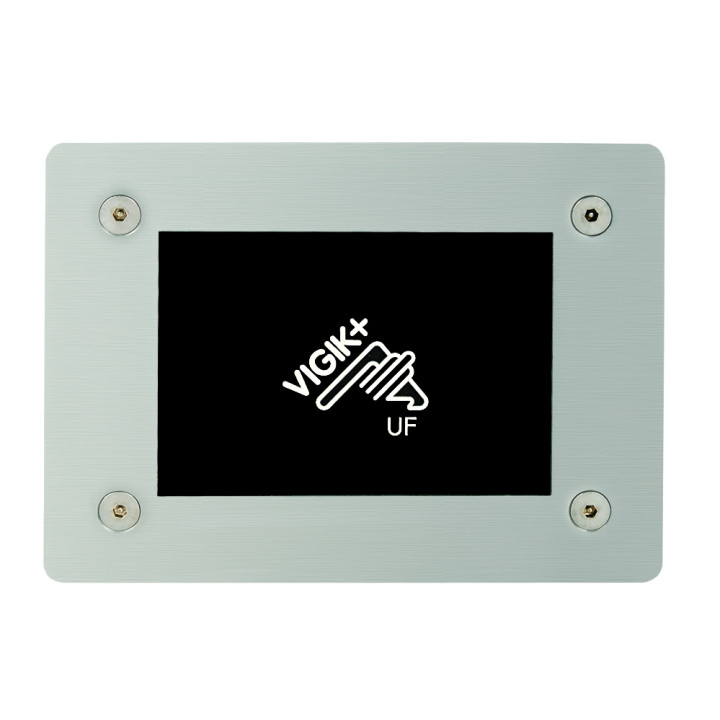 Lecteur encastré antivandale Vigik+ pour résidents et prestataires.