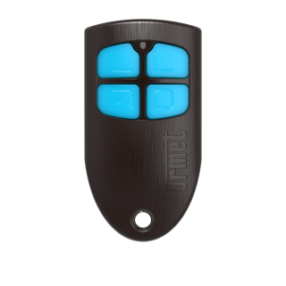 Télécommande 4 boutons bi-techno 433 MHz & 13,56 MHz, longue portée, IP54.