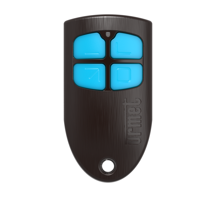 Télécommande 4 Boutons Bi-Techno 433 Mhz & 13,56 Mhz, Longue Portée, Ip54.