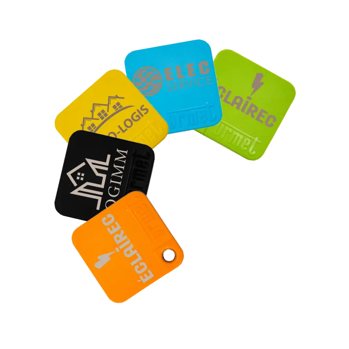Badge Desfire Ev3 Jaune, Sécurisé, Étanche Ip68 Et Antichoc Ik10
