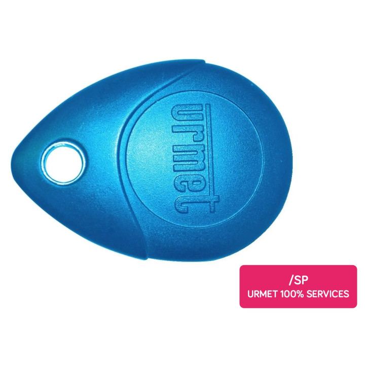 Clé Mifare Personnalisée 13.56 Mhz Bleue, Étanche Ip68, Antichoc Ik8.