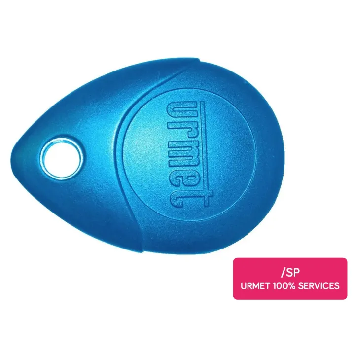 Badge Mifare Personnalisée 13.56 Mhz Bleue, Étanche Ip68, Antichoc Ik8