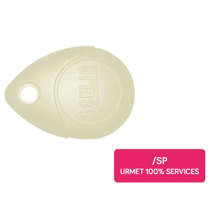 Badge Mifare Personnalisée 13.56 Mhz Blanche, Étanche Ip68, Antichoc Ik8