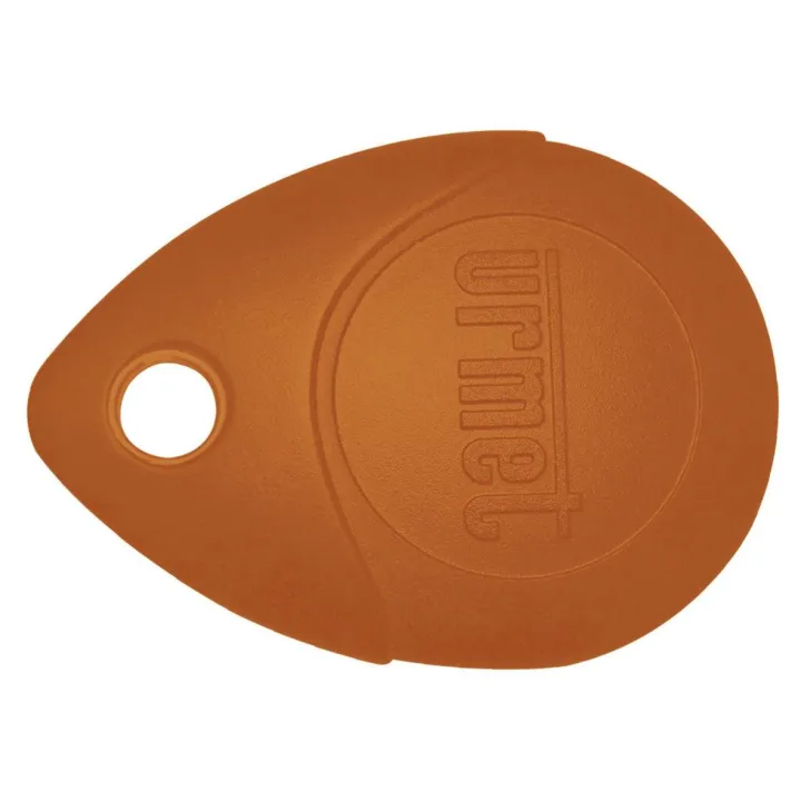 Badge Mifare 13.56 Mhz Orange, Ip68, Antichoc Ik8, Avec Œillet Métallique
