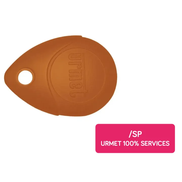 Badge Mifare Personnalisée 13.56 Mhz Orange, Étanche Ip68, Antichoc Ik8