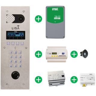 Pack Lisa : Platine 2 Lignes, Modem, Ipcvp4083, T25Vk2 (Alims Incluses)