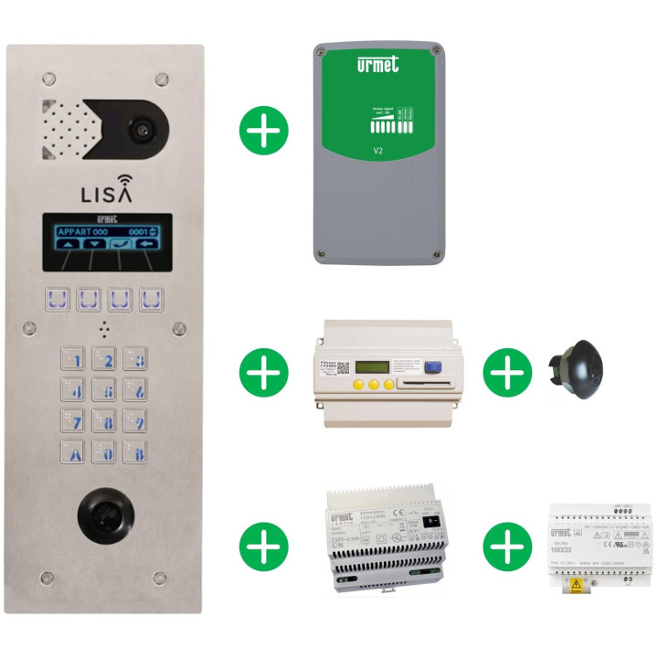 Pack Lisa : Platine 2 Lignes, Modem, IPCVP4083, T25VK2 (Alims Incluses)