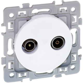 Square Prise Tv-Fm Blc D