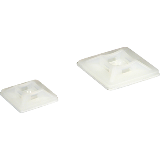 Embase adhésive 4,4 mm blanche