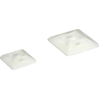 Embase Adhésive 4,4 Mm Blanche