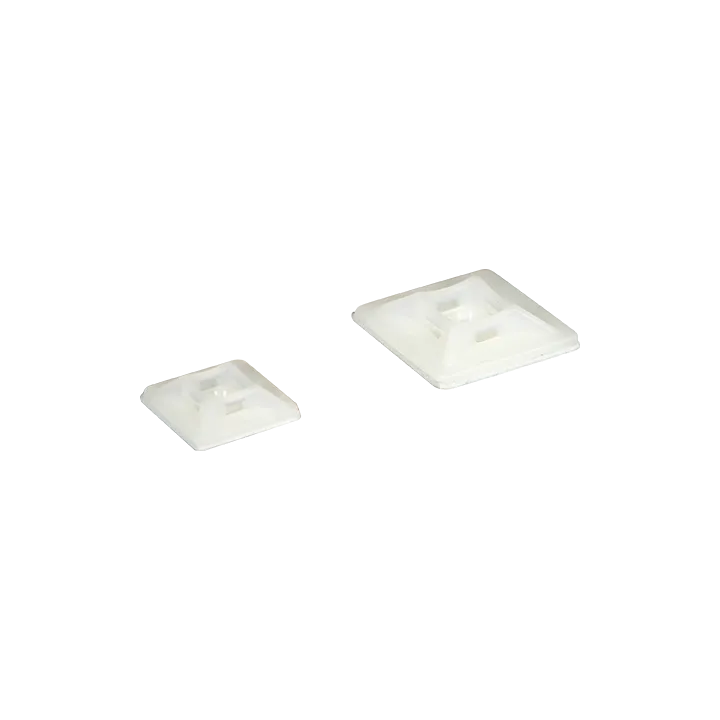 Embase Adhésive 4,4 Mm Blanche