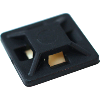 Embase adhésive 4,4 mm noire
