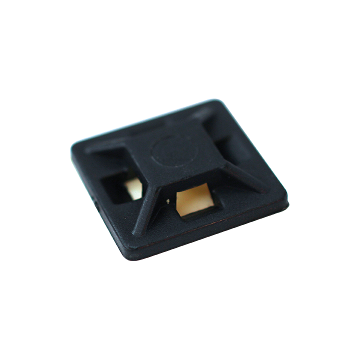 Embase adhésive 4,4 mm noire Embase adhésive 4,4 mm noire