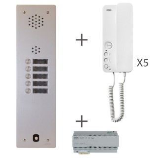 Kit Audio 1R 5Bp 2 Voice Programmé