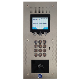 Pack Complet 200 Nom :1 Interphone Vidéo Vendone Avec Écran Lcd