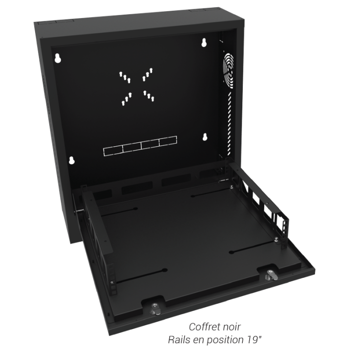 Coffret Video 580X200X650 Gris