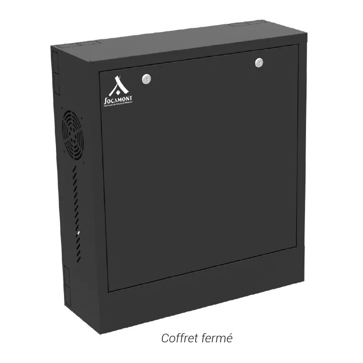Coffret Vidéo 580X200X650Mm, Couleur : Noir