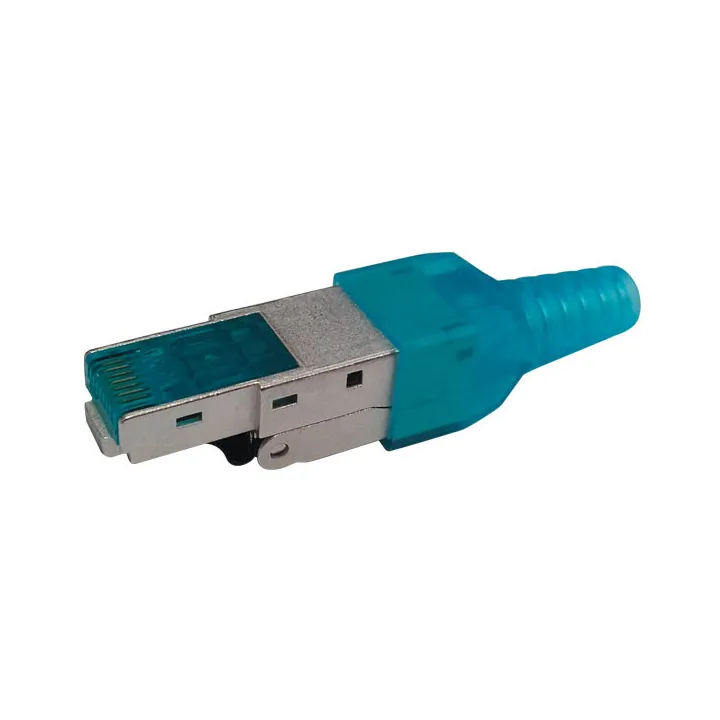 One Plug Male Rj45 Cat6A Awg23 Poe+