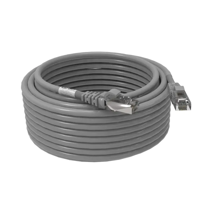 Cordon Rj45 Cat6A Sftp 100 Ohms Lsoh Surmoule Gris Lg 10M