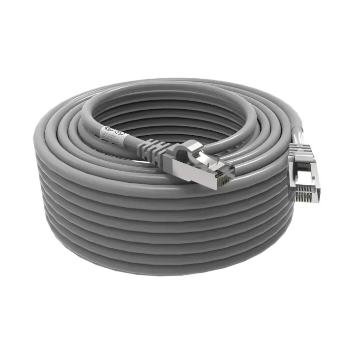 Cordon Rj45 Cat6A Sftp 100 Ohms Lsoh Surmoule Gris Lg 20M