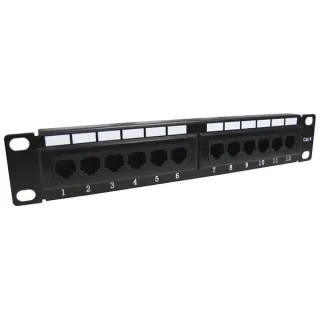 Panneau De Brassage 10'S' Équipé Cat6 Ftp 12 Port
