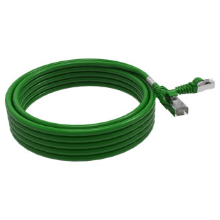 CORDON RJ45 CAT6 FUTP 100OHMS LSOH SURMOULE VERT LG 5M