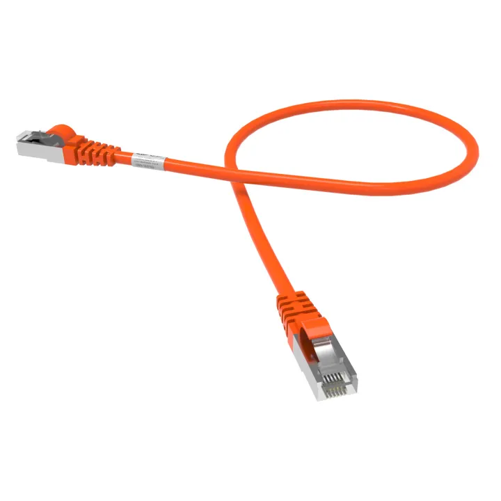 Cordon Rj45 Cat6A Sftp 100 Ohms Lsoh Orange Lg 0,50M