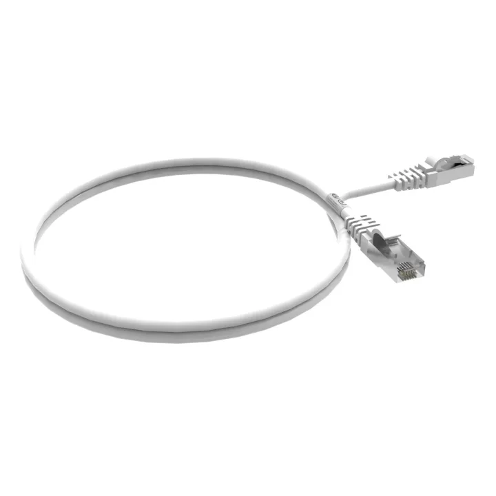 Cordon Rj45 Cat6A Sftp 100 Ohms Lsoh Blanc Lg 1M