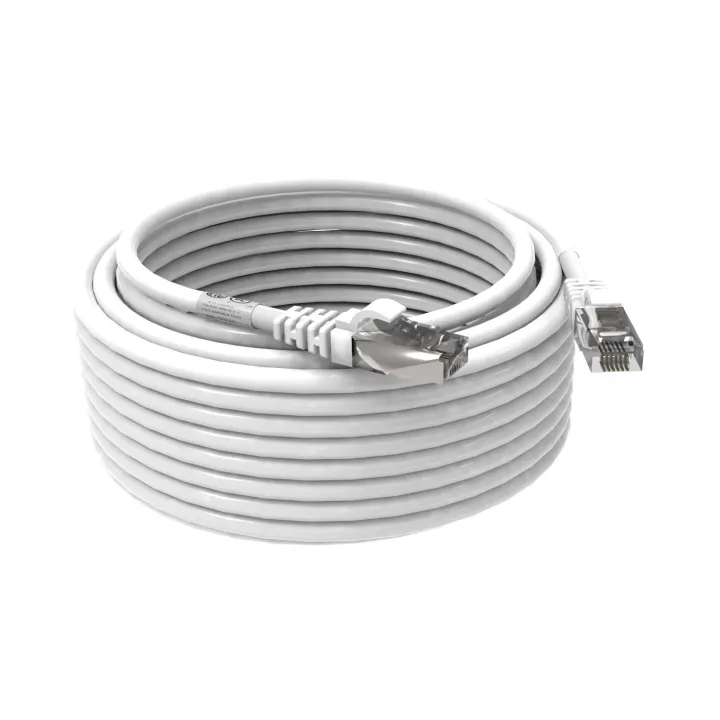 Cordon Rj45 Cat6A Sftp 100 Ohms Lsoh Blanc Lg 10M