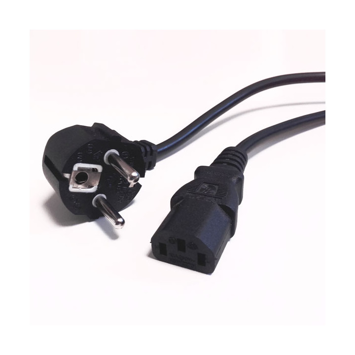 Cordon Alimentation 500M Noir Cee7/C13 , Ref : 1398