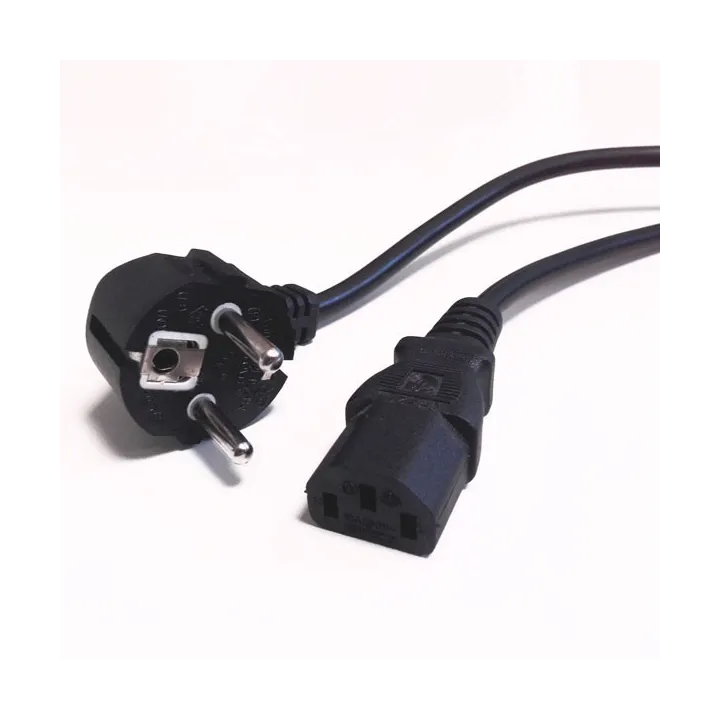 Cordon Alimentation 500M Noir Cee7/C13 , Ref : 1398