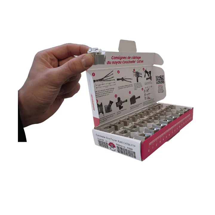 Jack Coccinelle Rj45 Cat6A Ftp 10 Giga - Awg22-23