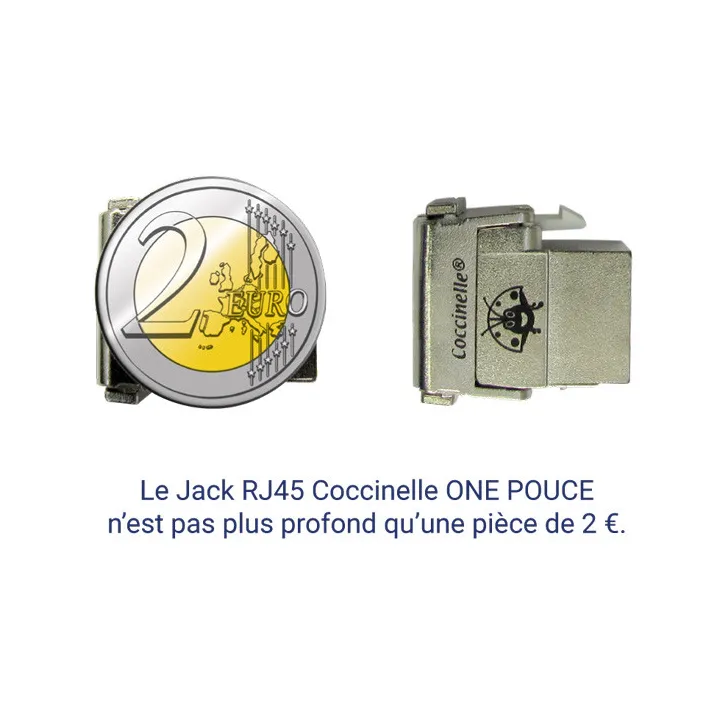 Jack Coccinelle Rj45 Cat6A Ftp 10 Giga - Awg22-23