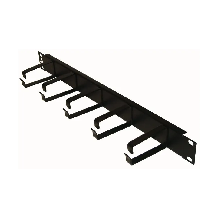 Panneau Passe-Cables 1U - 5 Anneaux - Brassage Horizontal