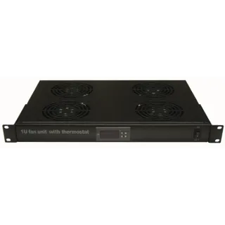 Unite De 2 Ventilateurs 1U Avec Thermostat Prof 19Cm