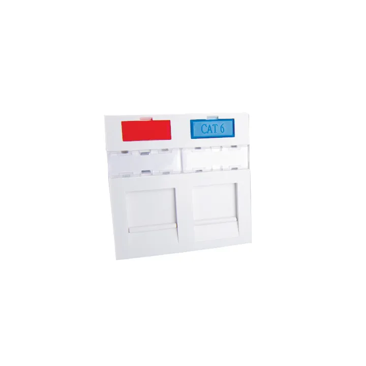 Plastron Droit 2 Entrees Keystone Cl 45X45 Avec Volet & Inserts Coul