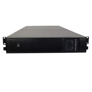 RACK BATTERIES 19' PROF 660MM 2U 12xBAT 12V/9AH 72V POUR 30005/30006