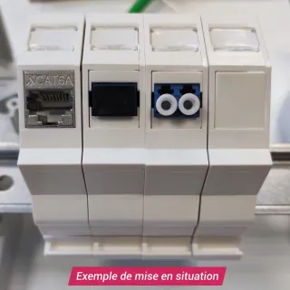 Support Connecteur Pour Rail Din