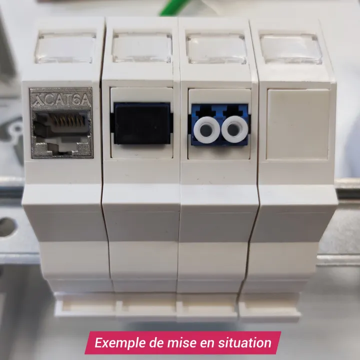 Support Connecteur Pour Rail Din