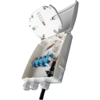 Boîtier Fttx 8 Ports Pour Traversees De Cloison Sc Simplex/Lc Duplex