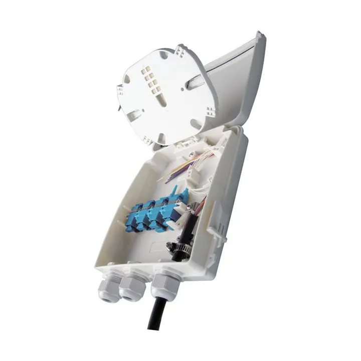 Boîtier Fttx 8 Ports Pour Traversees De Cloison Sc Simplex/Lc Duplex