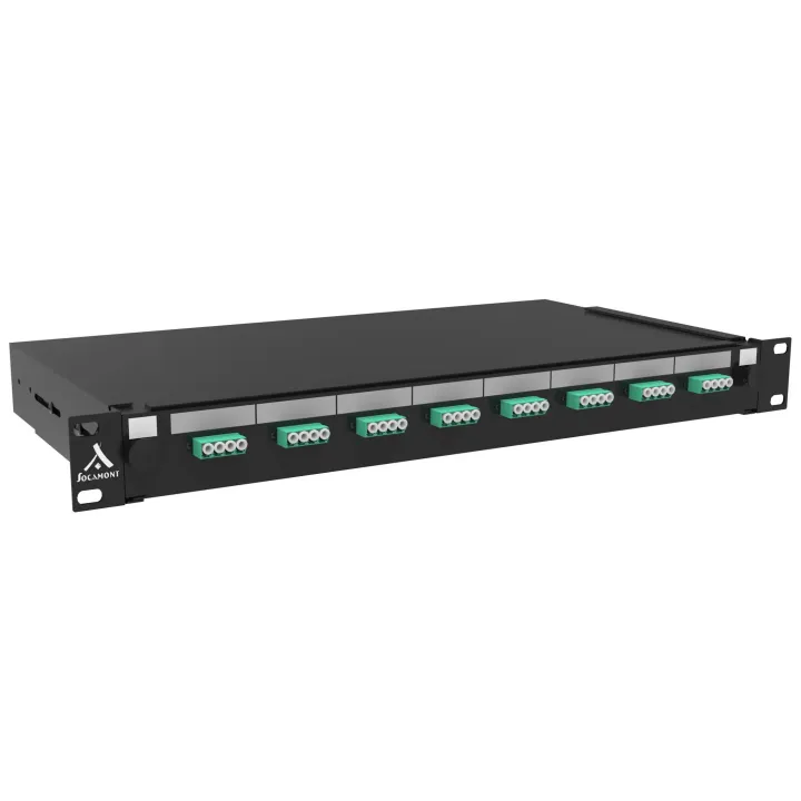 Tiroir Optique 19'S 8 Lc Multus Quad Om3 Om4 Aqua/ Kit Management
