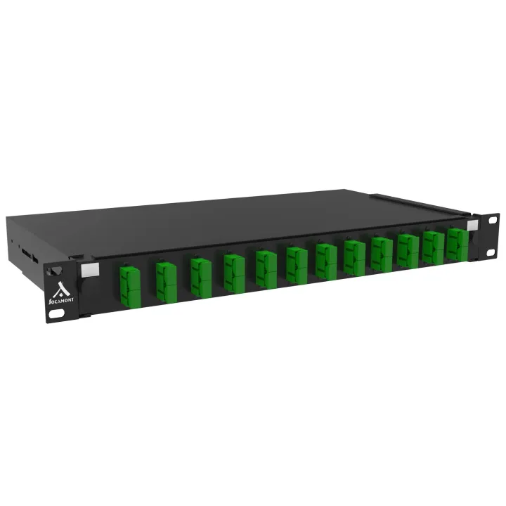 Tiroir Optique 19'S'S 12 Sc Mono Apc Duplex Vert/ Kit Management