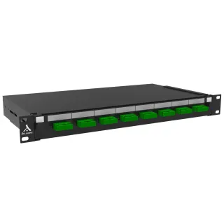 Tiroir Optique 19'S'S 8 Sc Mono Apc Duplex Vert/ Kit Management