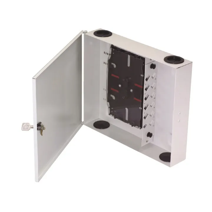 Boîtier Fttx Pbo 12 Ports Pour Trav De Cloison Sc Simplex/Lc Duplex
