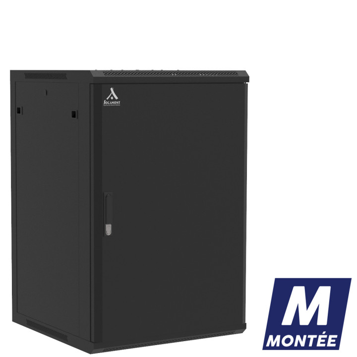 Coffret Mural Monte Porte Pleine 18U 600X600X901 Ligne 100